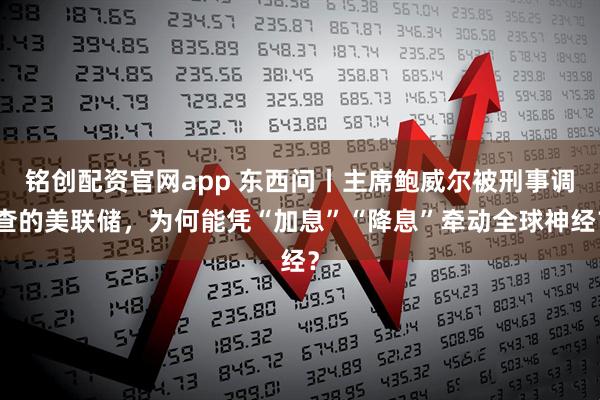 铭创配资官网app 东西问丨主席鲍威尔被刑事调查的美联储，为何能凭“加息”“降息”牵动全球神经？