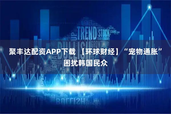 聚丰达配资APP下载 【环球财经】“宠物通胀”困扰韩国民众