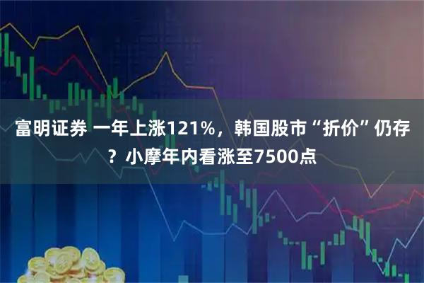 富明证券 一年上涨121%，韩国股市“折价”仍存？小摩年内看涨至7500点